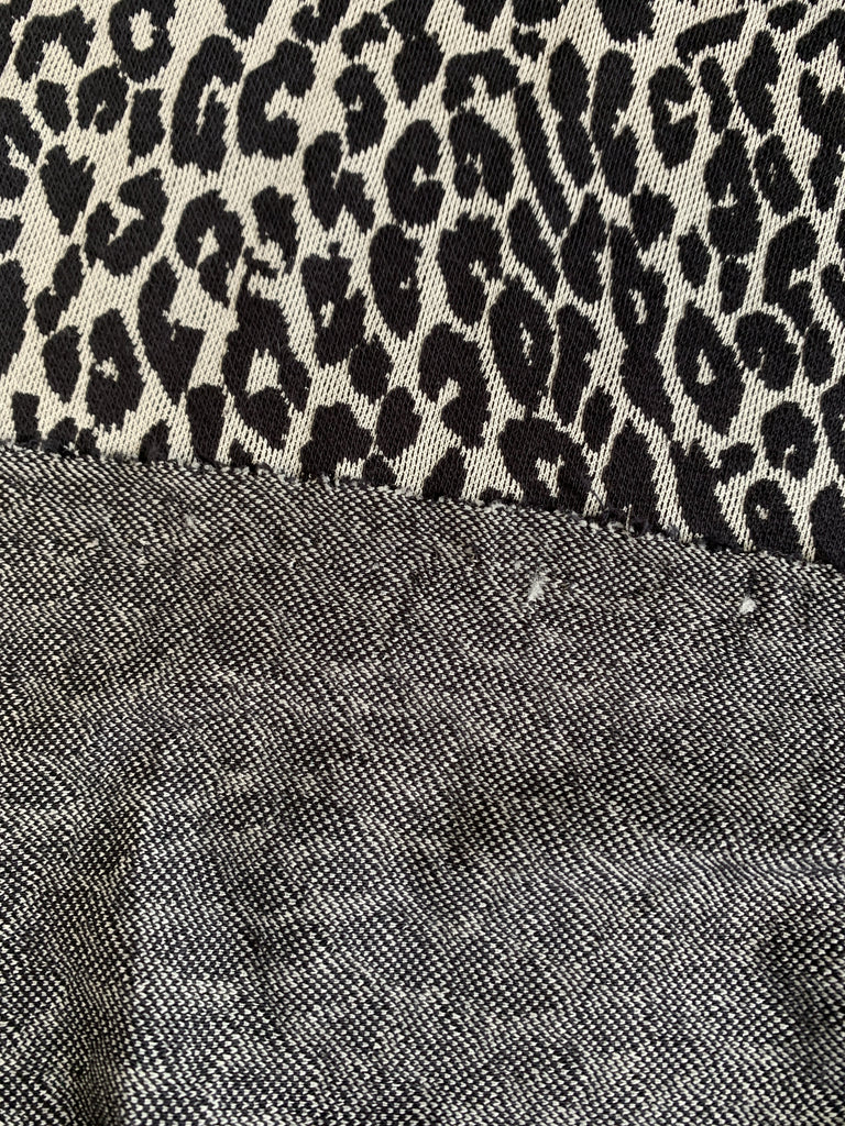 The Eternal Maker Fabric Jacquard Jersey - Black Leopard