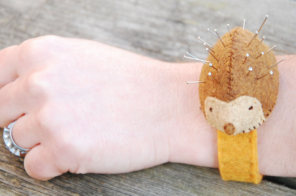The Eternal Maker Kits Hedgehog Wrist Pincushion Kit