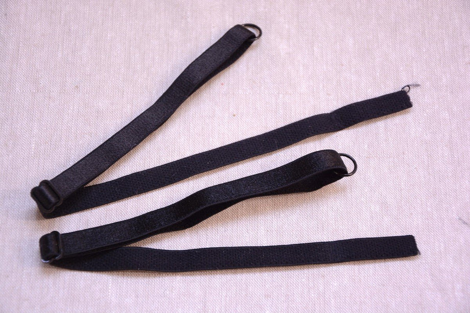 Bra Straps - White or Black - 10mm