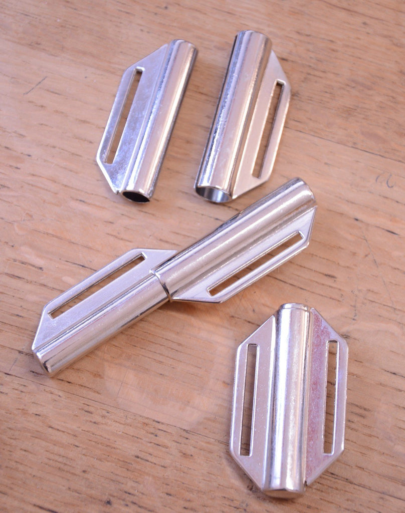 The Eternal Maker Metal Hardware Tubular Slide Buckle - 30mm - Silver