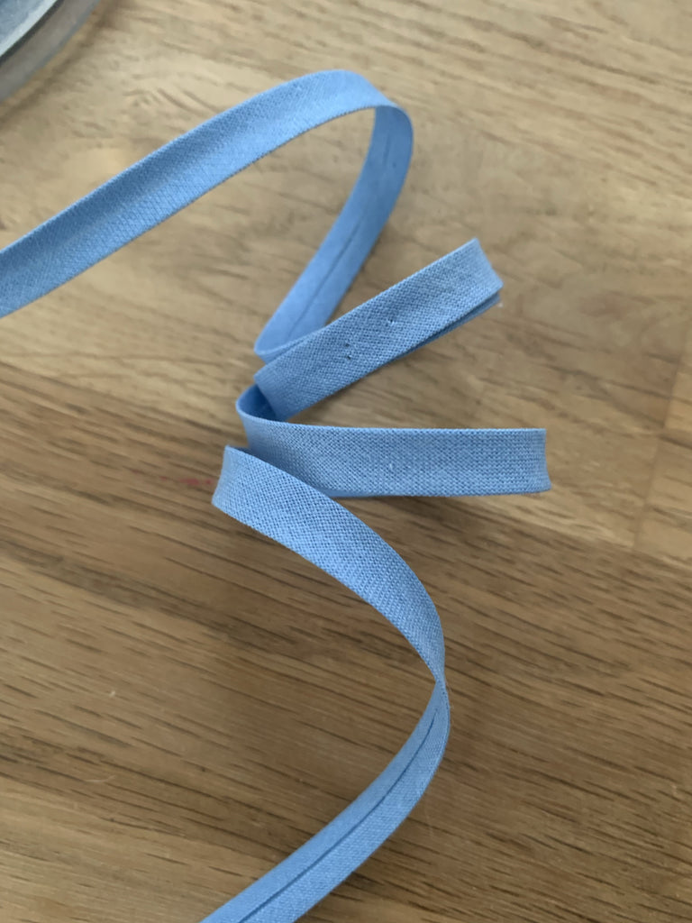 The Eternal Maker Ribbon and Trims 6mm Bias Binding - Mid Blue