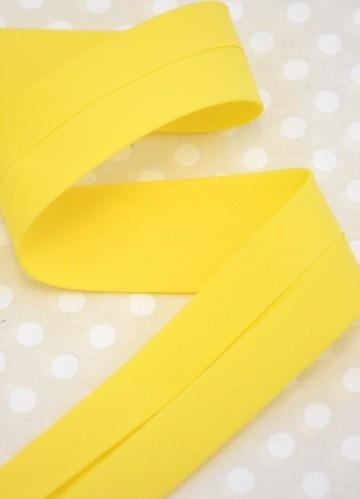 The Eternal Maker Ribbon and Trims Bias Binding Solid Canary - 25mm
