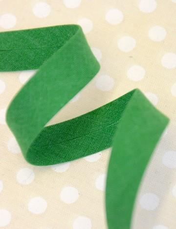The Eternal Maker Ribbon and Trims Bias Binding Solid Emerald - 13mm
