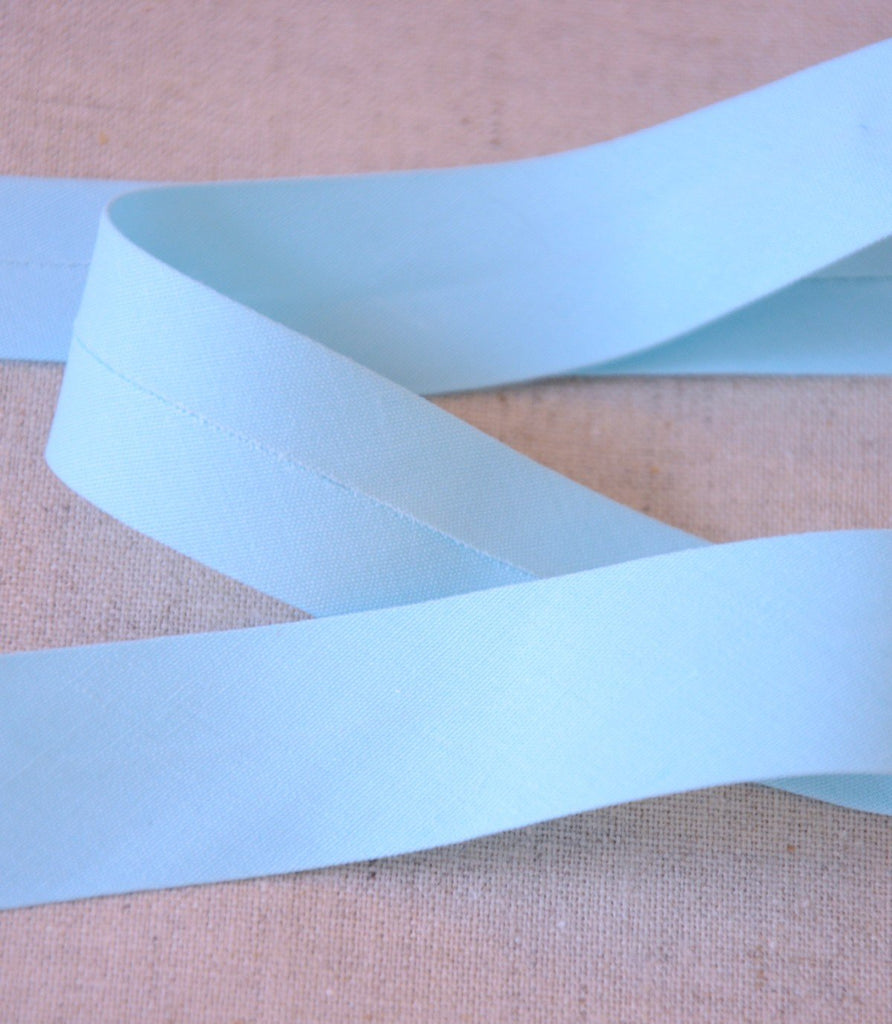 The Eternal Maker Ribbon and Trims Bias Binding Solid Sky - 25mm