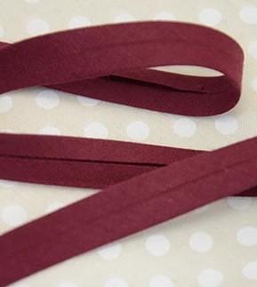 The Eternal Maker Ribbon and Trims Bias Binding Solid Wine - 13mm