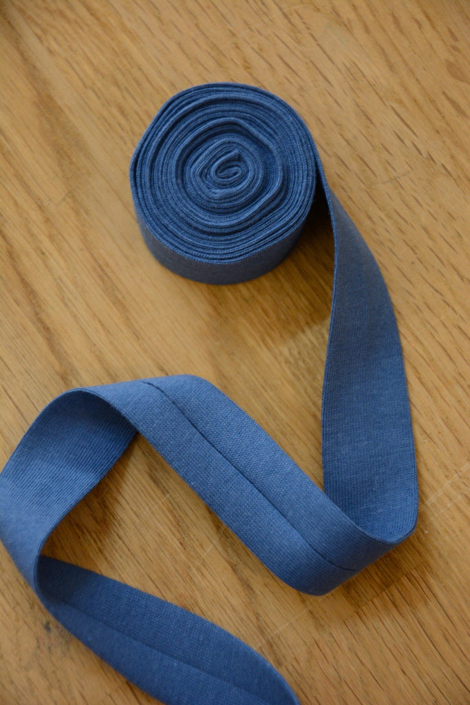 The Eternal Maker Ribbon and Trims Jersey Binding (Viscose) - 20mm - Cadet 21 - by the 50cm