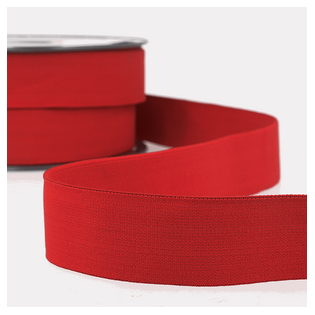 The Eternal Maker Ribbon and Trims Waistband/ Boxer Short Elastic 32mm x 1m - Red