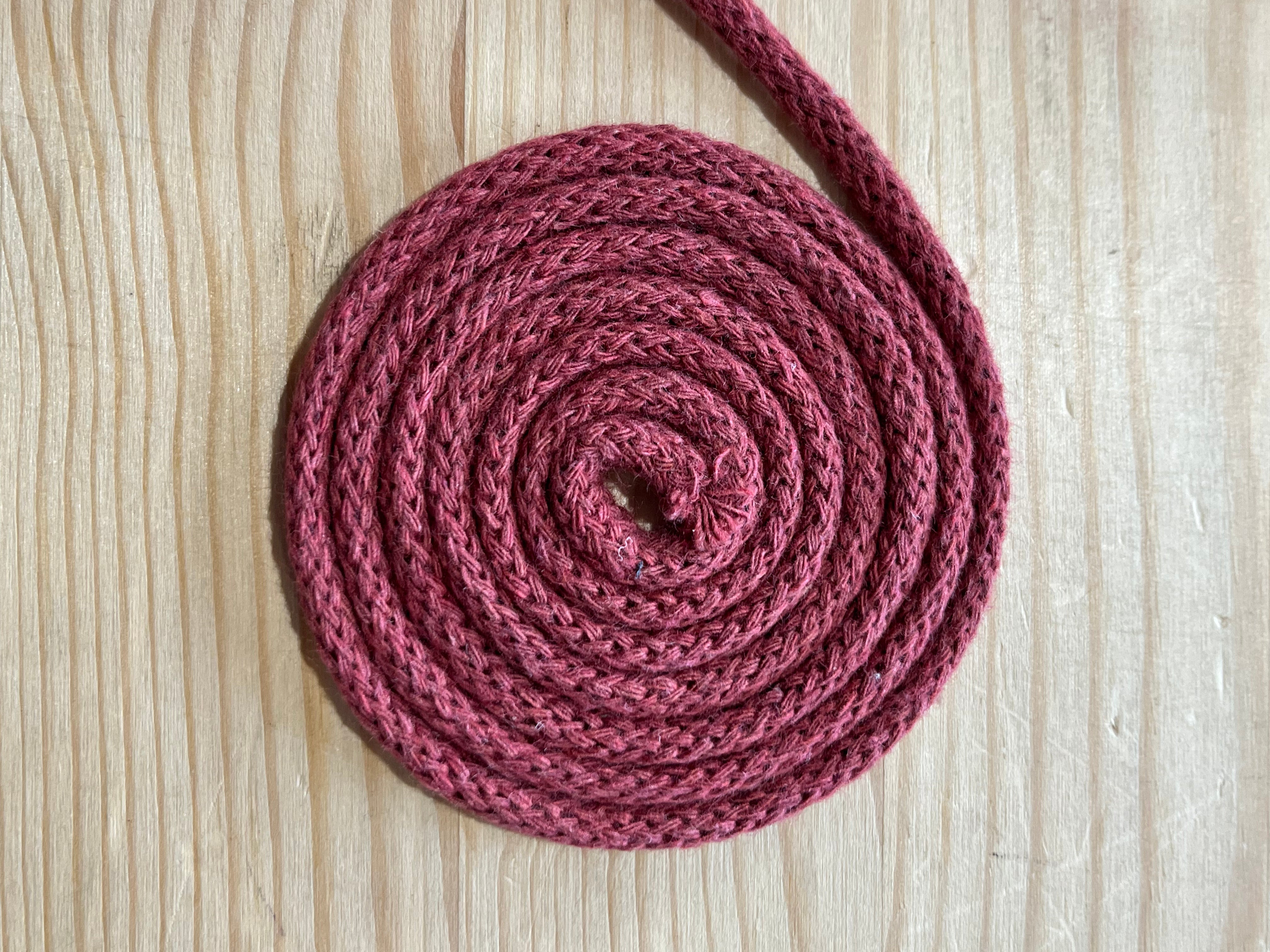 Wild Rose - 5mm Recycled Cotton Drawstring Cord – The Eternal Maker
