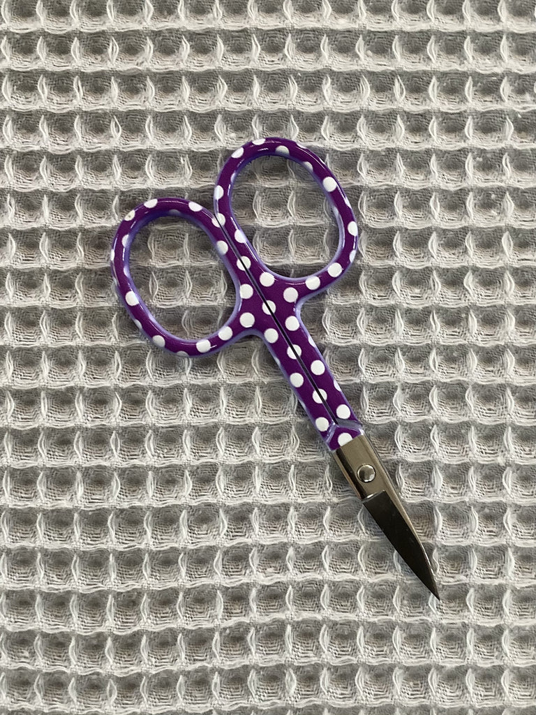 The Eternal Maker Scissors & Cutters Spotty Embroidery Scissors - Purple - Style 1