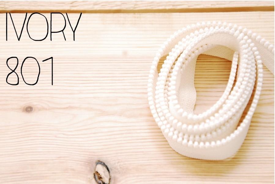 The Eternal Maker Zippers Free-style Zip Side Ivory 801