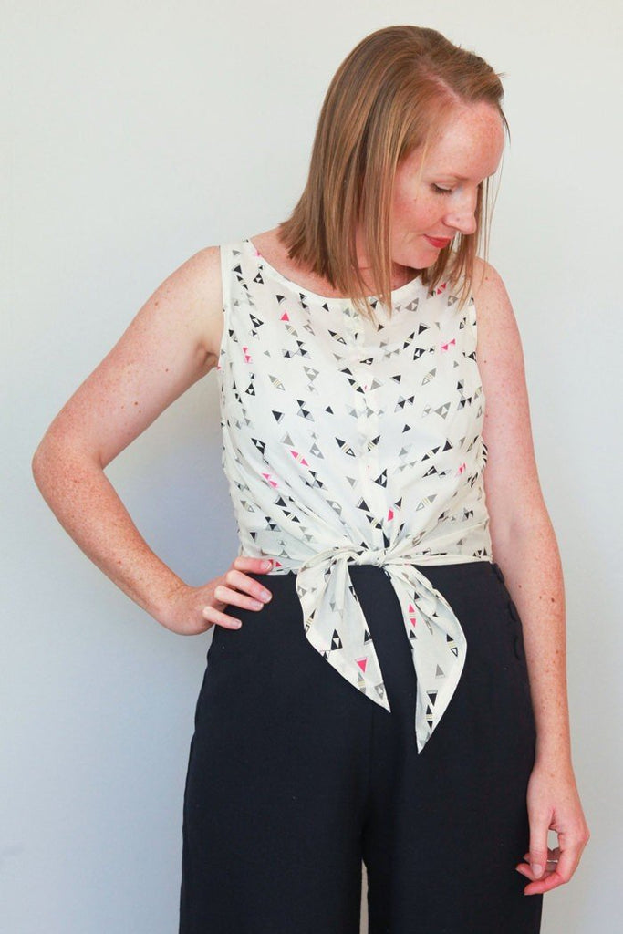 The Hunter Tank - Jennifer Lauren Handmade - Digital PDF Download Pattern - The Eternal Maker - UK Fabric Shop