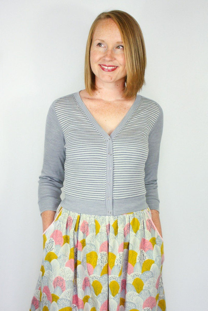 The Juniper Cardigan - Jennifer Lauren Handmade - Digital PDF Download Pattern - The Eternal Maker - UK Fabric Shop