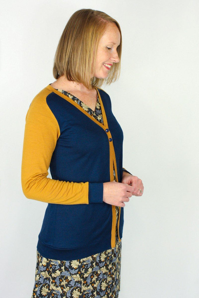 The Juniper Cardigan - Jennifer Lauren Handmade - Digital PDF Download Pattern - The Eternal Maker - UK Fabric Shop