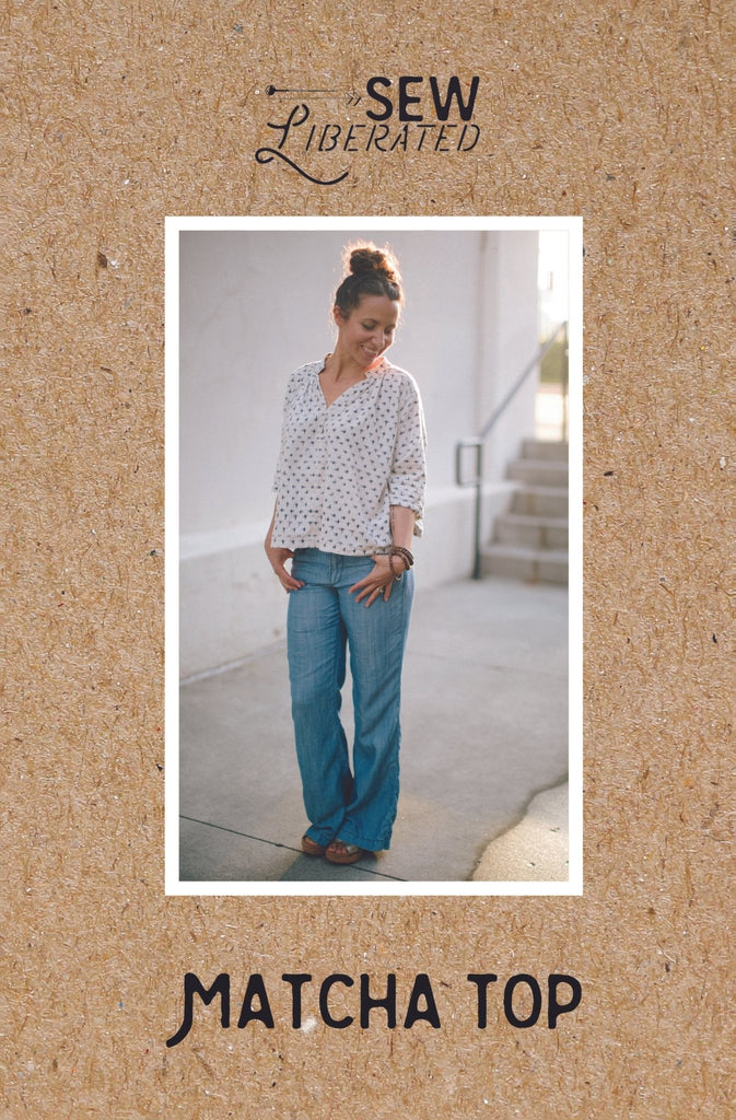 The Matcha Top - Sew Liberated - Digital Download PDF Sewing Pattern - The Eternal Maker - UK Fabric Shop