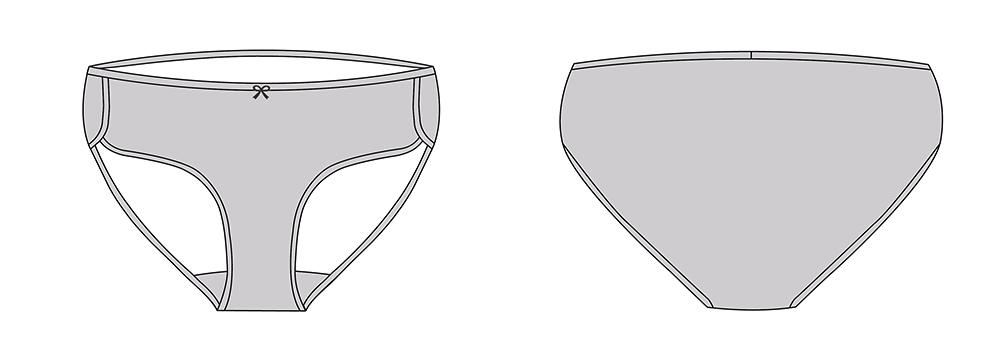 The Nixie Briefs - Jennifer Lauren Handmade Digital Download Sewing Pattern - The Eternal Maker - UK Fabric Shop