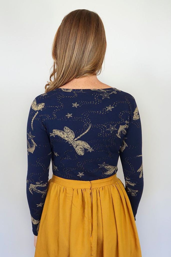 The Ostara Top - Jennifer Lauren Handmade - Digital Download Pattern - The Eternal Maker - UK Fabric Shop