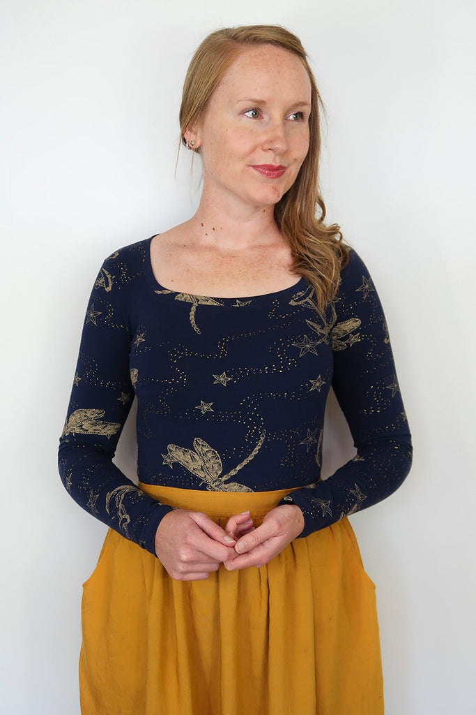 The Ostara Top - Jennifer Lauren Handmade - Digital Download Pattern - The Eternal Maker - UK Fabric Shop