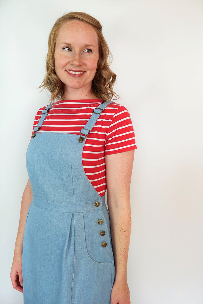 The Pippi Pinafore - Jennifer Lauren Handmade - Digital PDF Download Pattern - The Eternal Maker - UK Fabric Shop