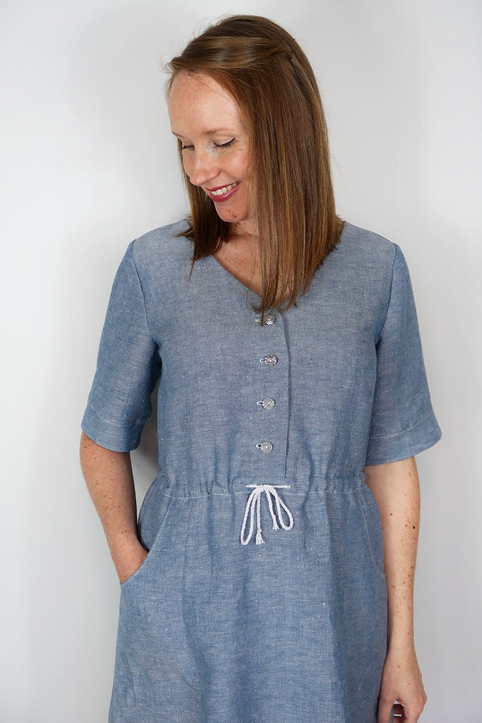 The Quincy Dress - Jennifer Lauren Handmade - Digital PDF Download Pattern - The Eternal Maker - UK Fabric Shop