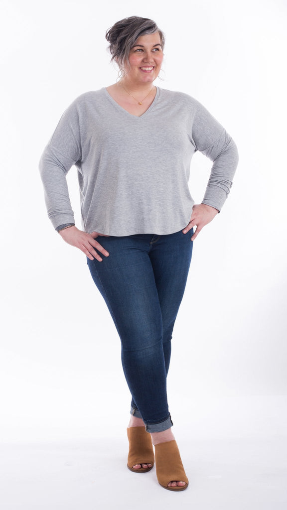 The Tabor V Neck - Sew House Seven - Digital Download Pattern - The Eternal Maker - UK Fabric Shop