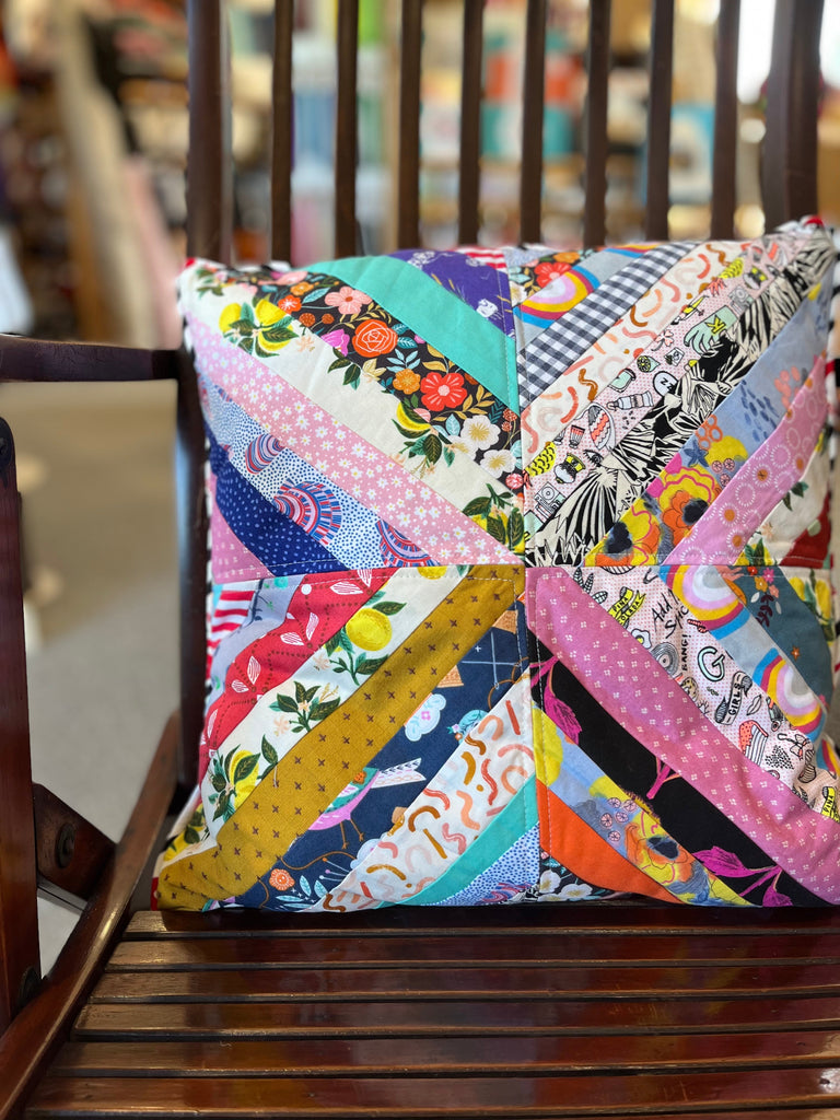Thinkific Classes & Events Scrappy Quilted Cushion Course