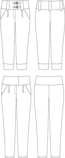 Thread Theory Dress Patterns Lazo Trousers - Thread Theory Patterns - Digital Sewing Pattern
