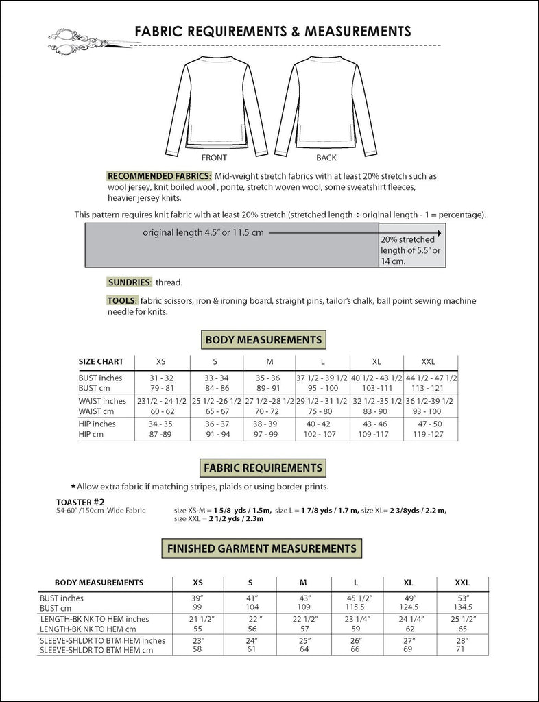 Toaster Sweater 2 Pattern - Sew House Seven - Digital PDF Download Pattern - The Eternal Maker - UK Fabric Shop