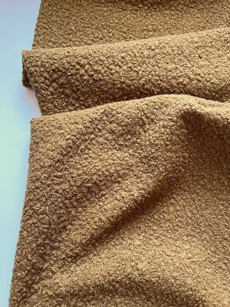 Toffee - Boucle - The Eternal Maker - UK Fabric Shop