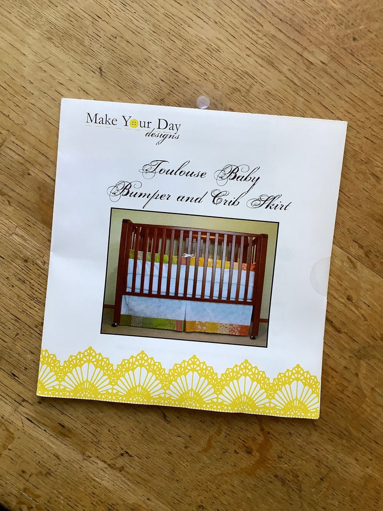 Toulouse Baby Bumper and Crib Skirt Pattern - Make Your Day Designs - The Eternal Maker - UK Fabric Shop