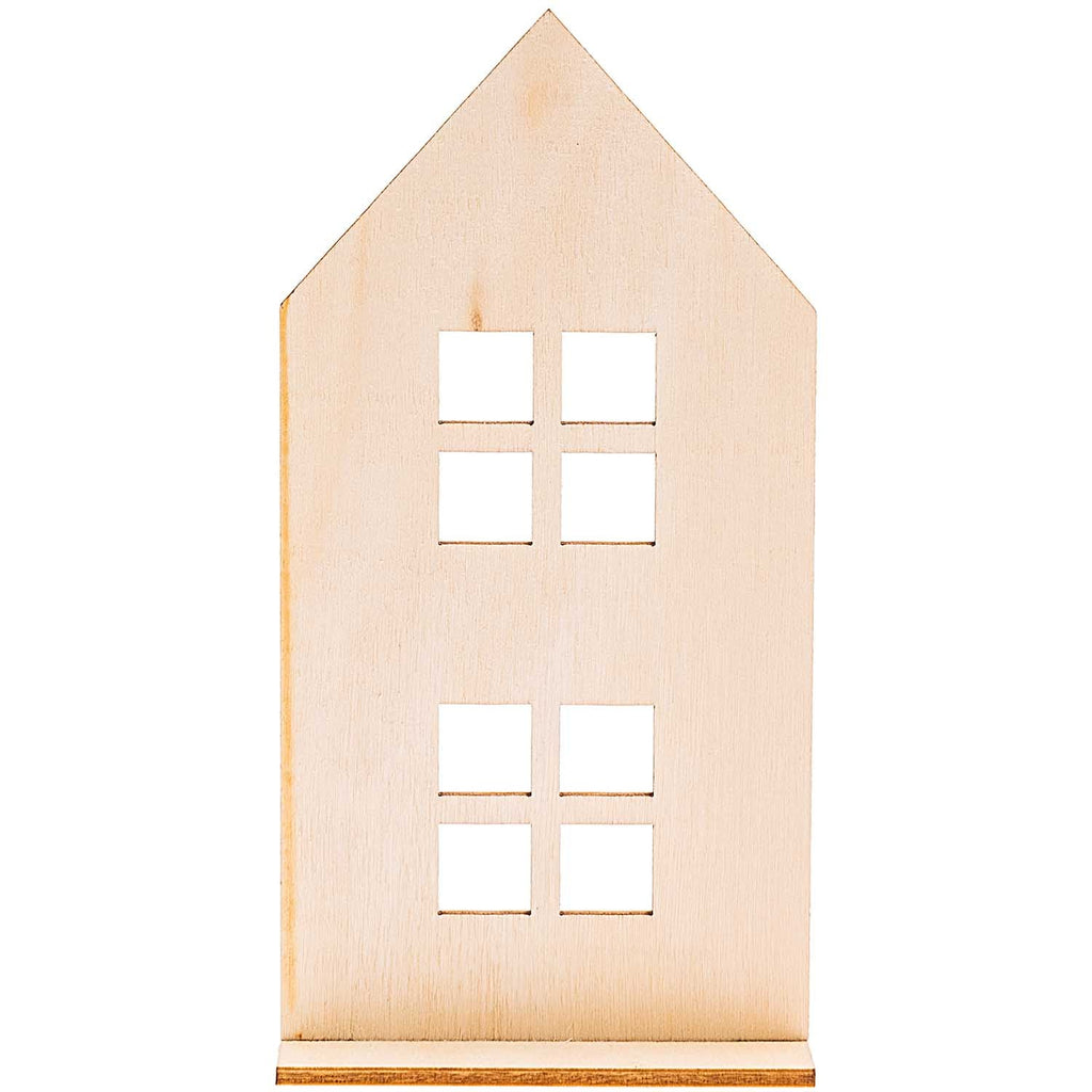 Trimits Craft Supplies Wooden Historical Town House Cut Outs - Rico