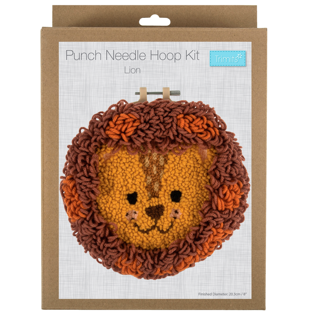 Trimits Kits Lion - Punch Needle Kit