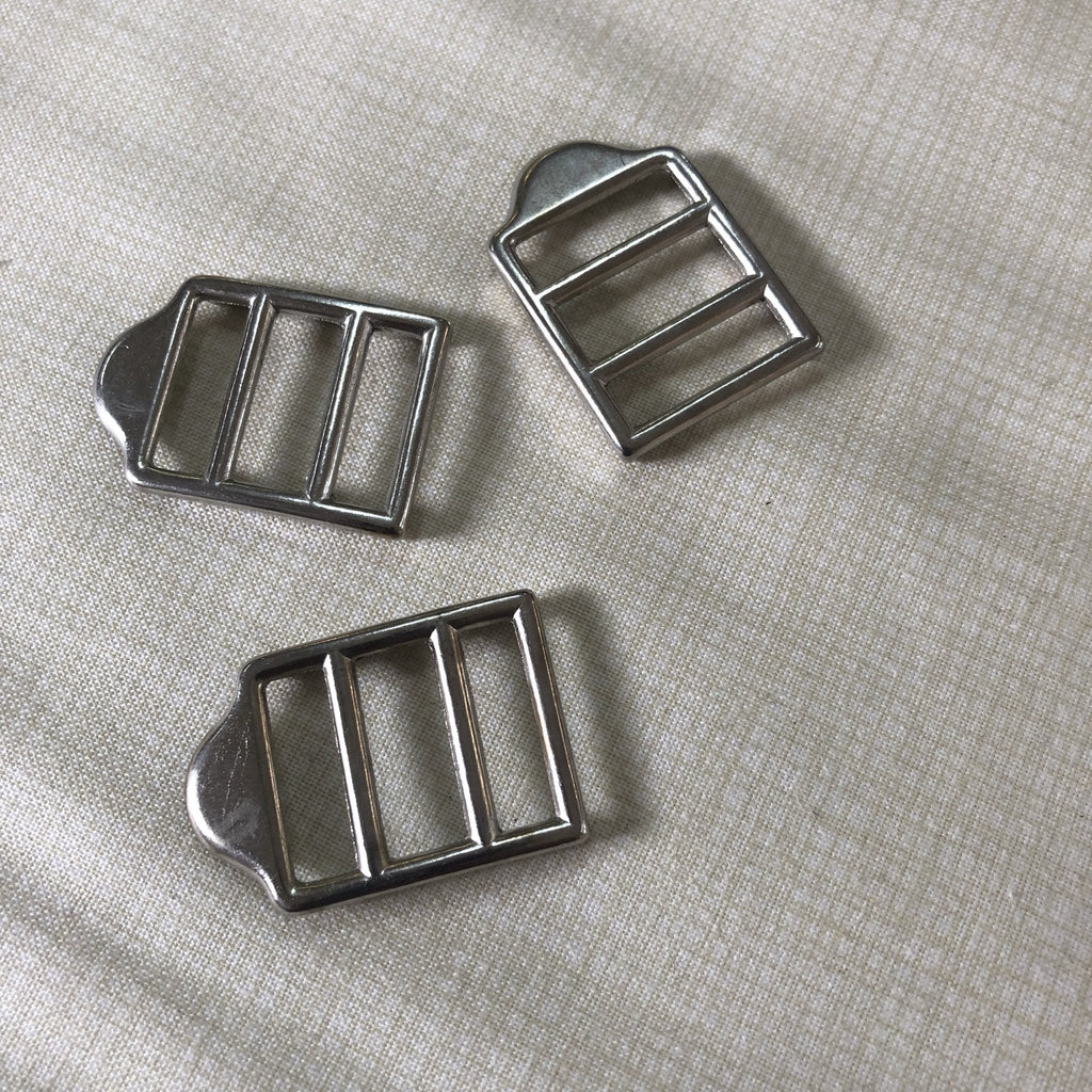 Two Bar Slider - Silver - 20mm - The Eternal Maker - UK Fabric Shop