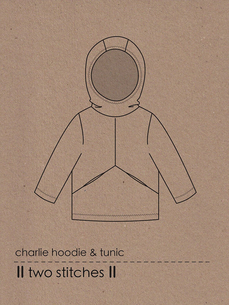Two Stitches Patterns Dress Patterns Charlie Hoodie & Tunic - Two Stitches Patterns - Paper or Digital Versions