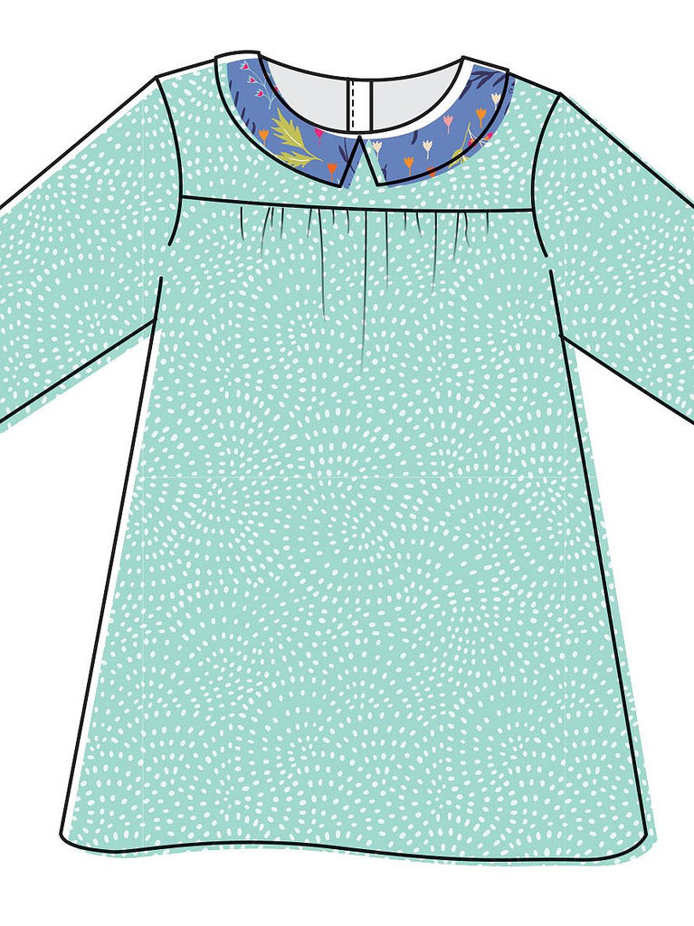 Two Stitches Patterns Dress Patterns Edie Blouse and Shirt Dress - Two Stitches Patterns - Paper or Digital Options