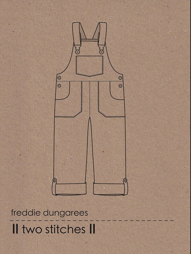 Two Stitches Patterns Dress Patterns Freddie Dungarees - Two Stitches Patterns - Paper or Digital Options