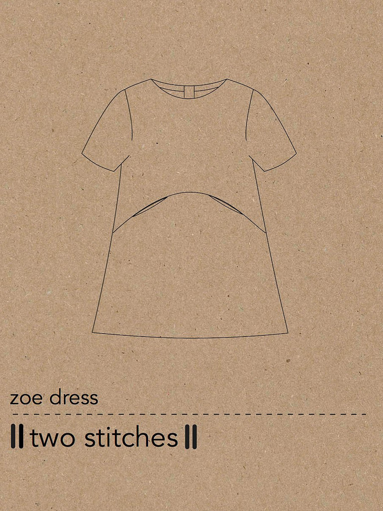 Two Stitches Patterns Dress Patterns Zoe Dress - Two Stitches Patterns - Paper or Digital Versions