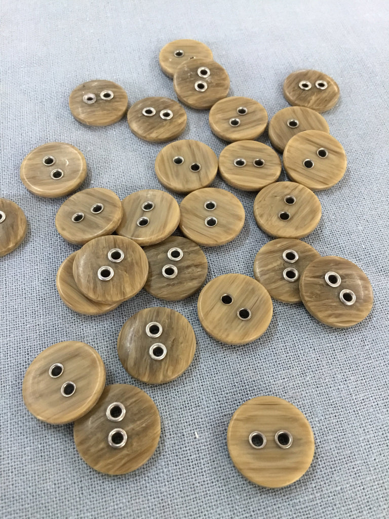 Unbranded Buttons 18mm Wood Effect Button