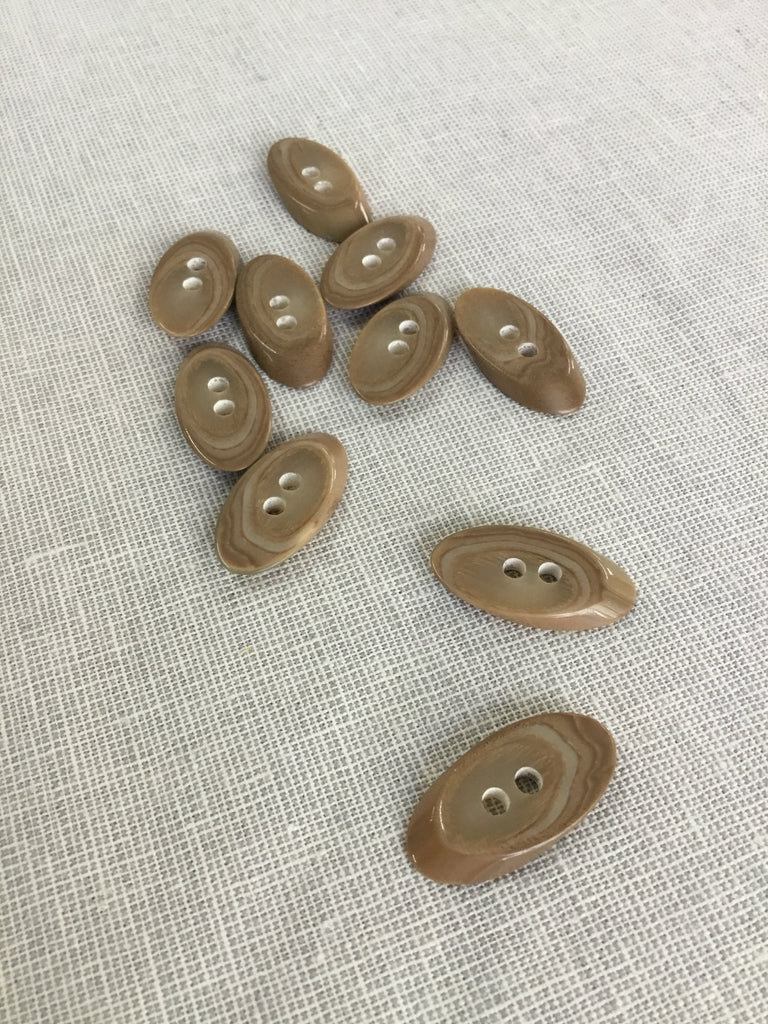 Unbranded Buttons Beige Stone Effect - Polyester Button