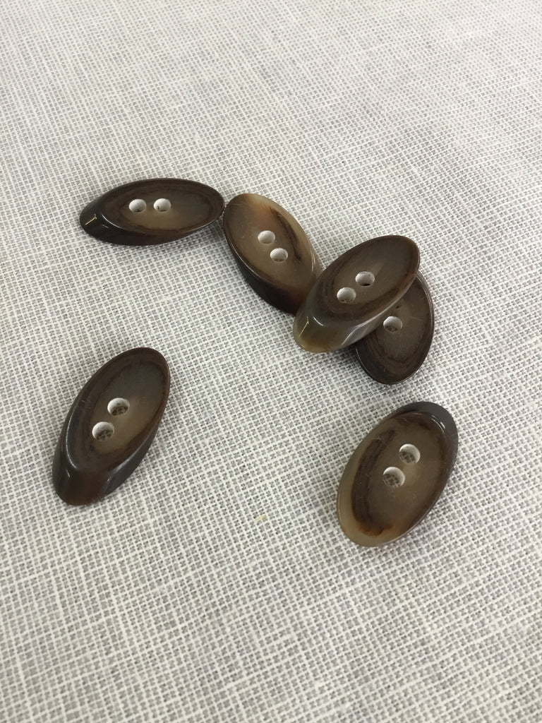 Unbranded Buttons Brown Stone Effect - Polyester Button