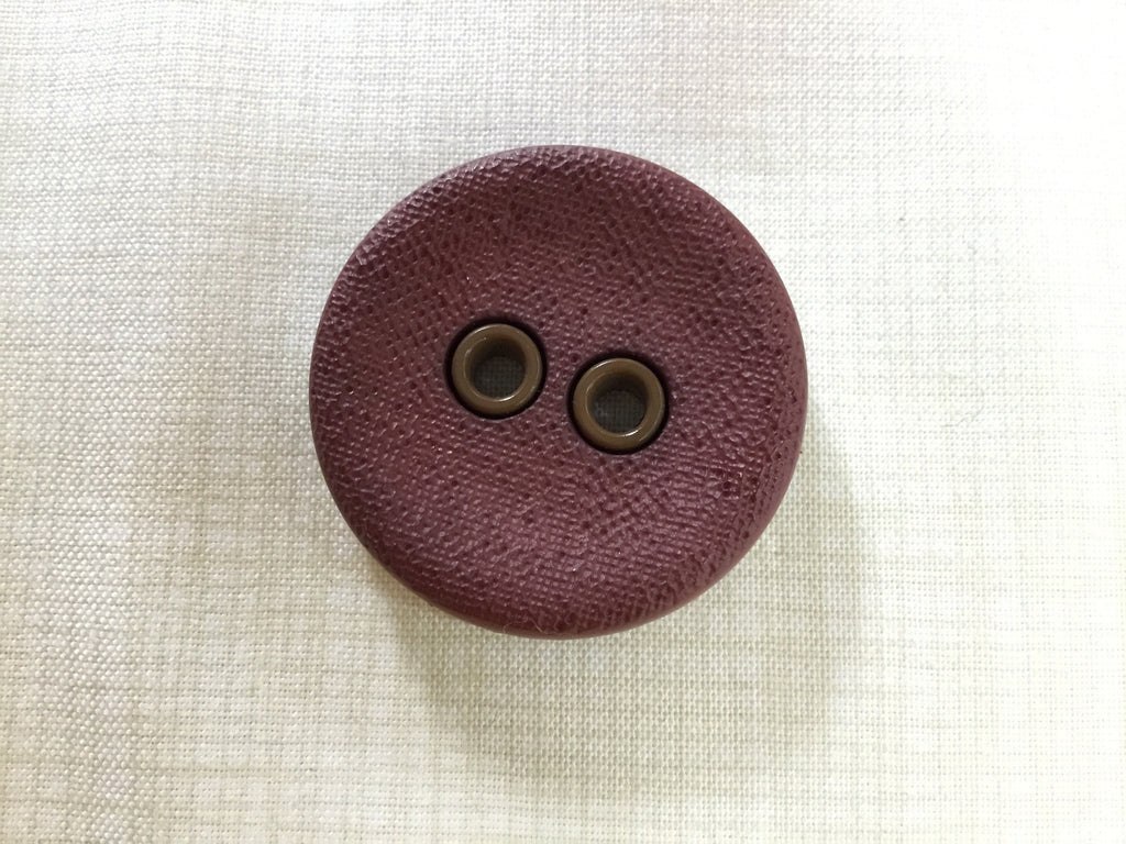 Unbranded Buttons Chocolate and Khaki Free Style Button - 34mm. Various Colours