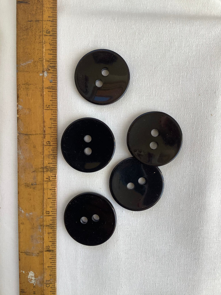 Unbranded Buttons Dished Jumbo Black Button