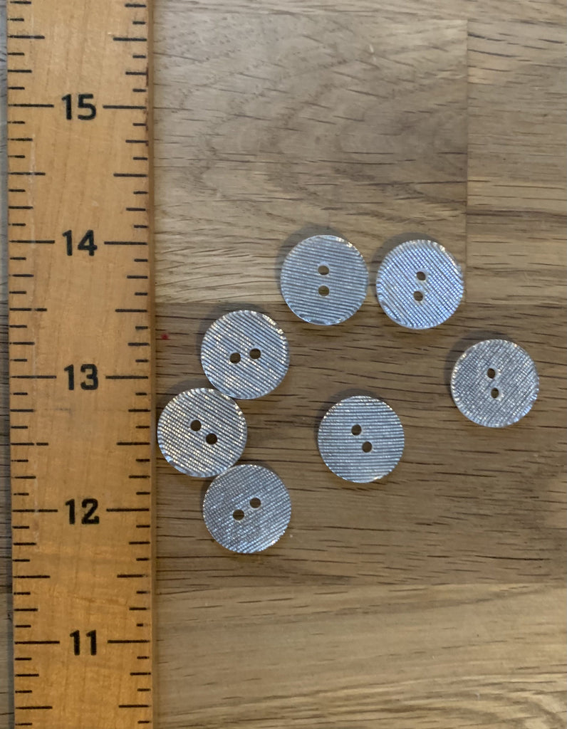 Unbranded Buttons Glitter Ball Flat Button - 17mm