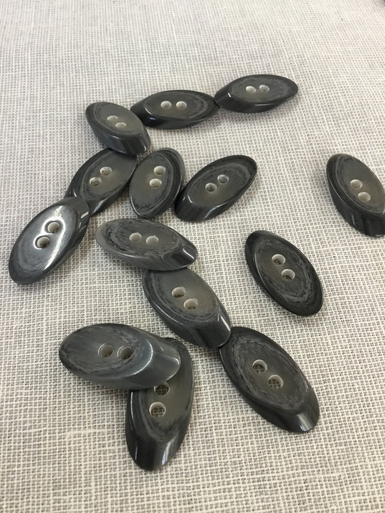 Unbranded Buttons Grey Stone Effect - Polyester Button