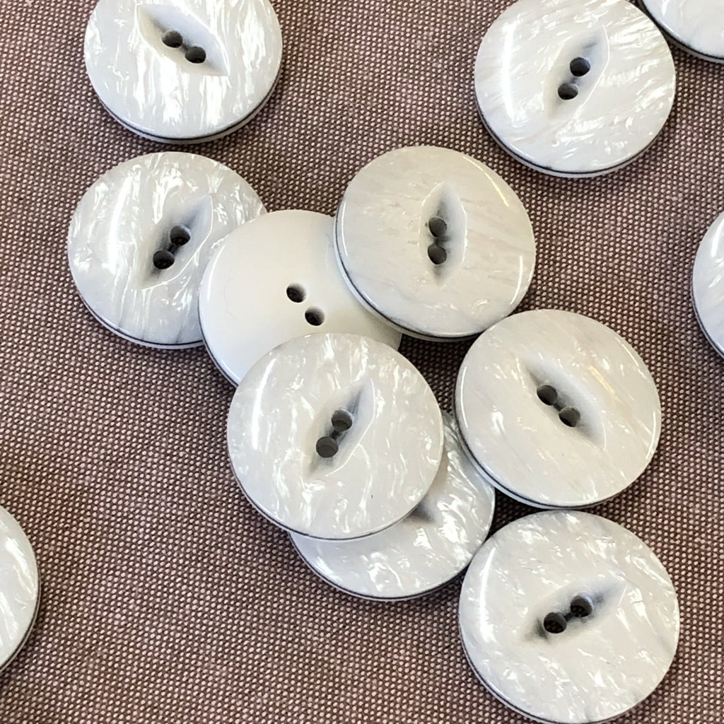 Unbranded Buttons Pearlescent Marble Effect Button - 23mm