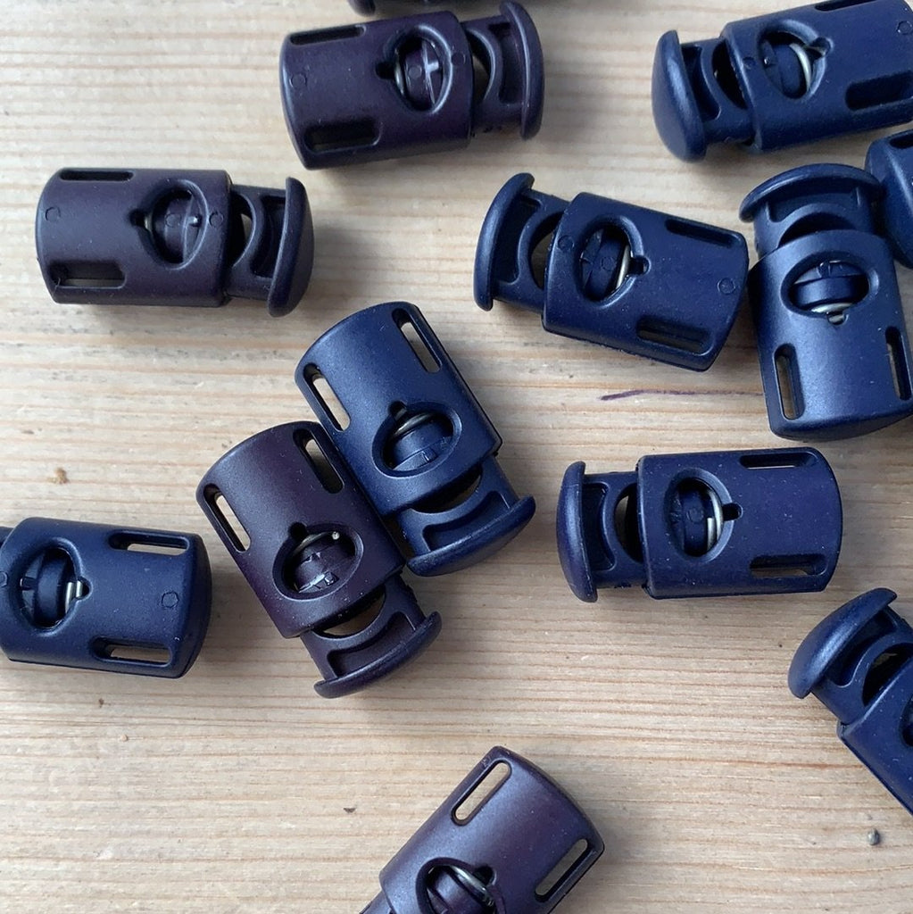 Unbranded Buttons Plastic Cord End Adjusters - 26mm with 8mm internal Hole