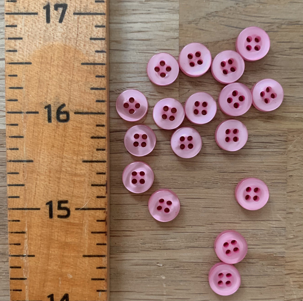 Unbranded Buttons Small Pink Button - 9mm