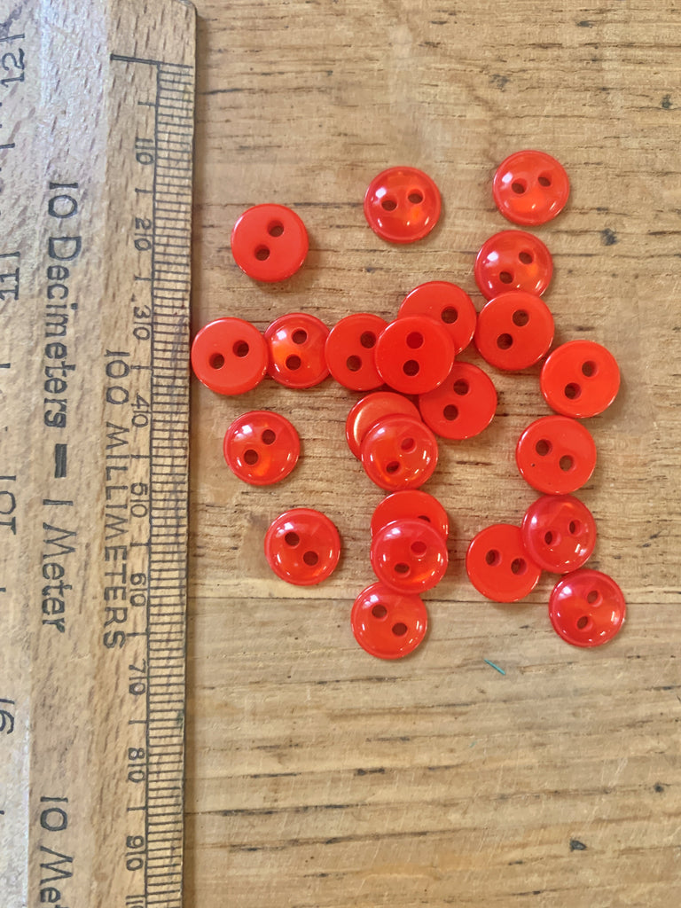 Unbranded Buttons Small Red Button - 9mm