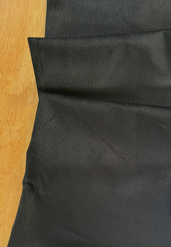 Unbranded Fabric Corduroy 11 Wale - Black