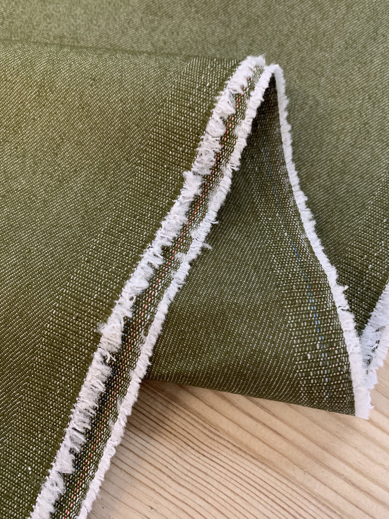 Unbranded Fabric Denim in Olive