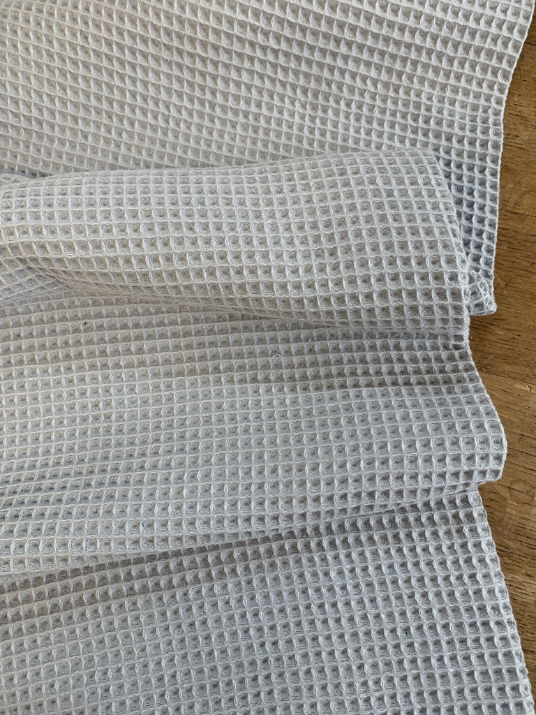 Unbranded Fabric Silver - Waffle